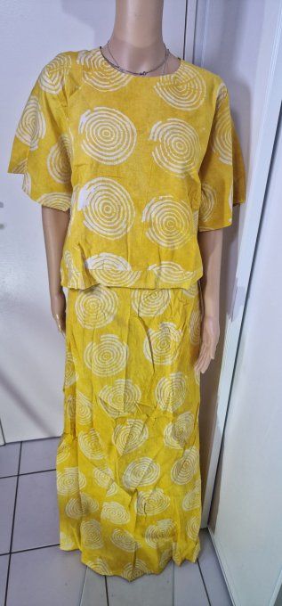 ADIRE CROP &jupe évasée