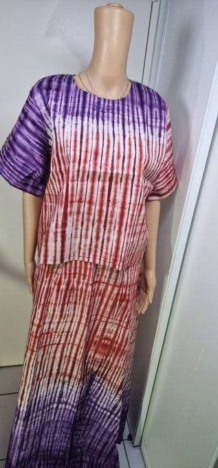 ADIRE CROP &jupe évasée